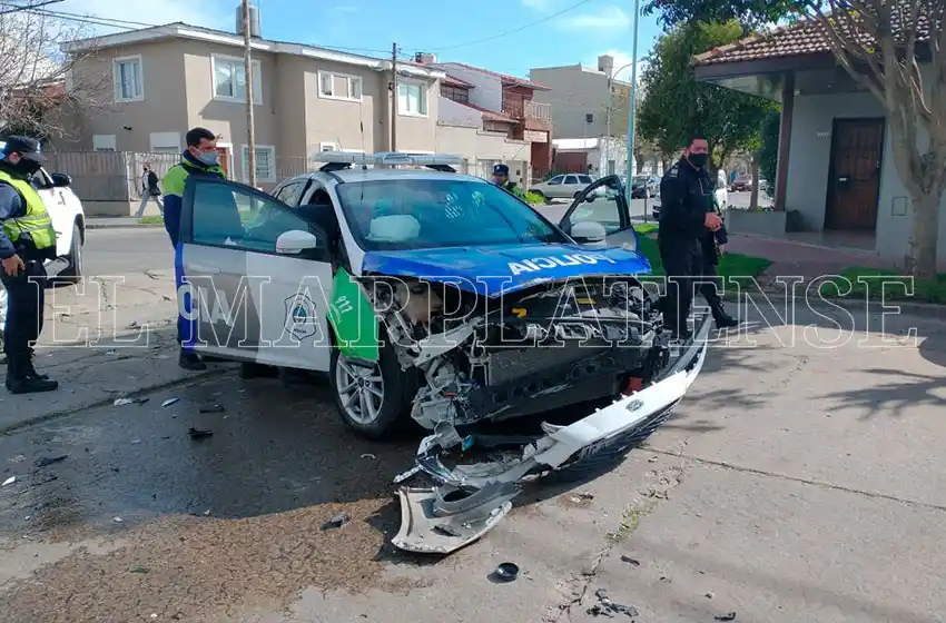 Ladrones en fuga: robaron y provocaron dos choques policiales