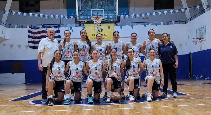 El plantel de Rivadavia que jugará la final de la Asociación Tresarroyense de Básquet