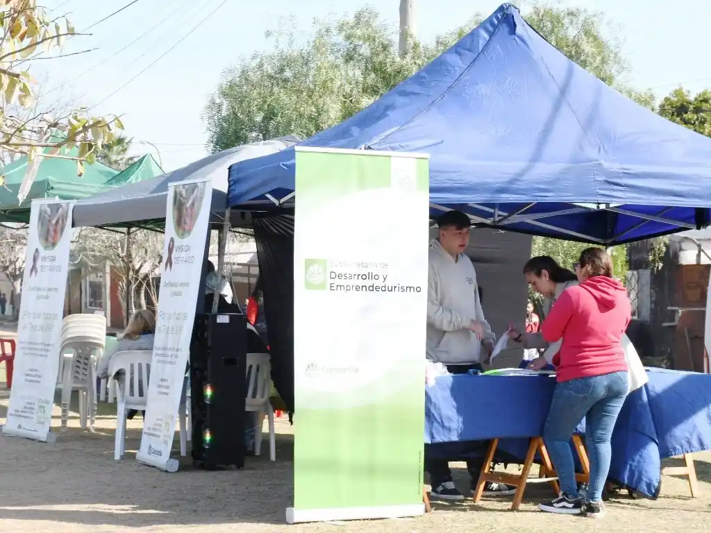 “Vení, informate y participá ” en el barrio Leoncio de Luque