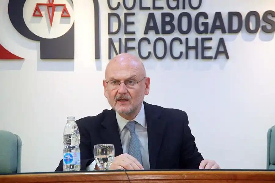Con la presencia del juez Soria, se realizó jornada académica en el Colegio de Abogados