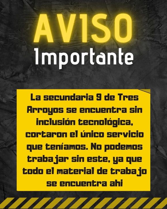 La Escuela Secundaria 9 no tiene internet hace varios dias