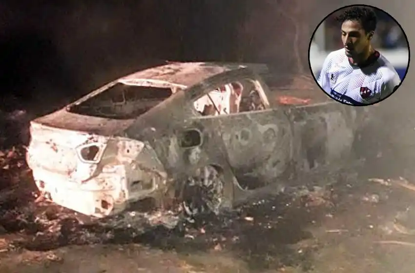 Incendiaron el auto de un jugador de Patronato