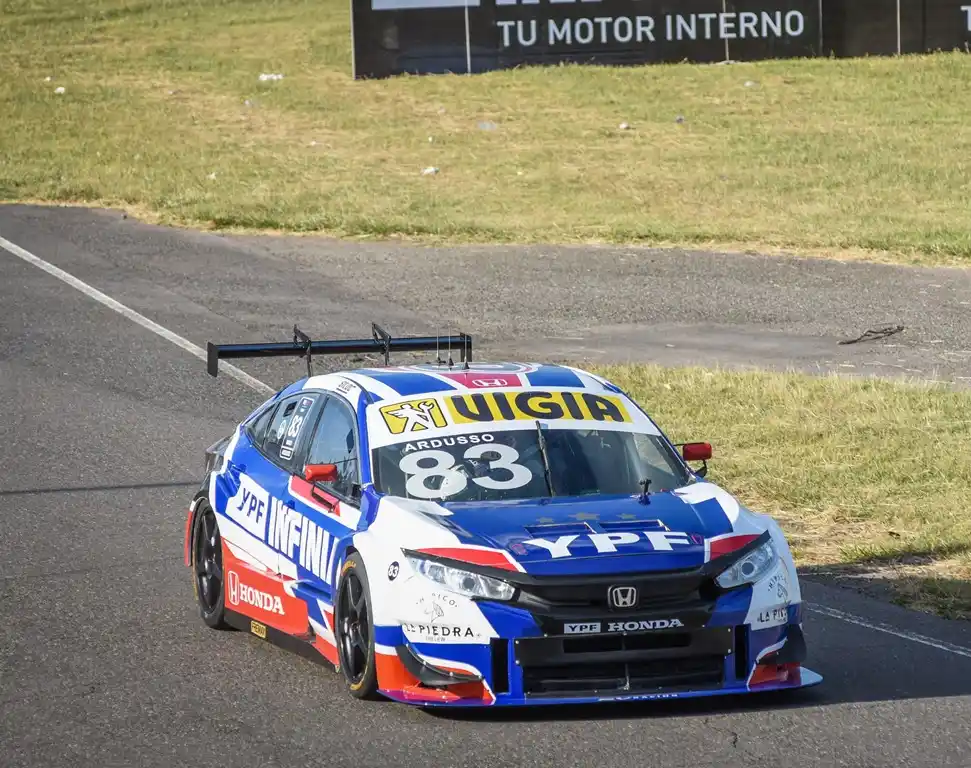 Ardusso fue el mejor en los entrenamientos de ayer.