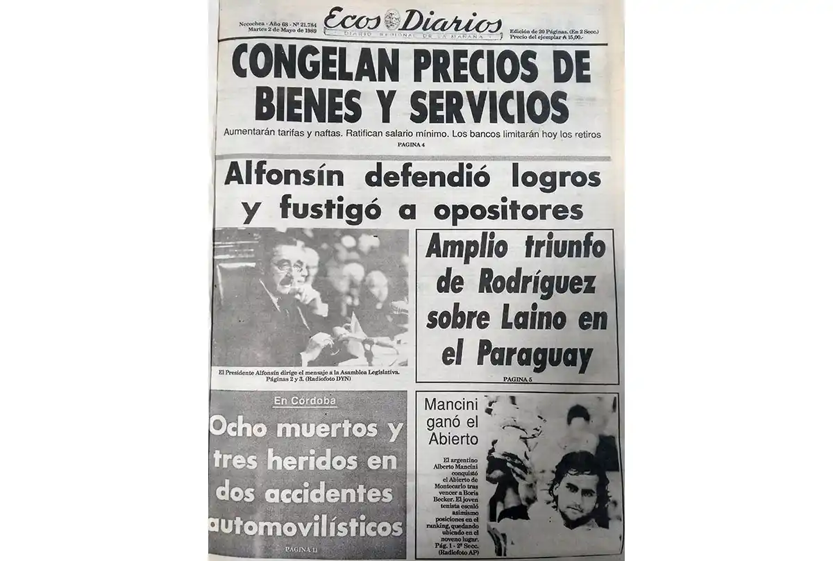 Martes 2 de mayo de 1989