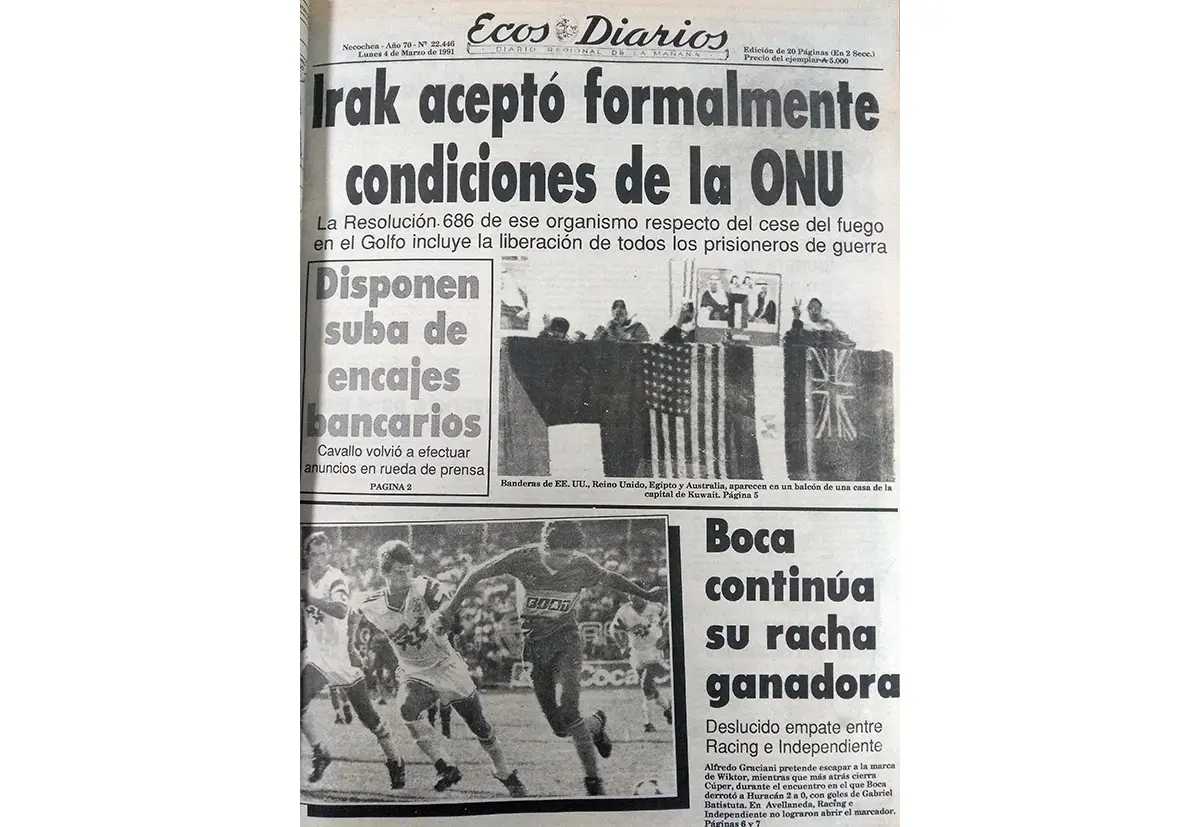 Martes 5 de marzo de 1991
