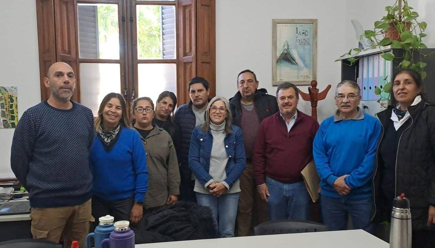 Representates Sindicales con el Senador Otaegui