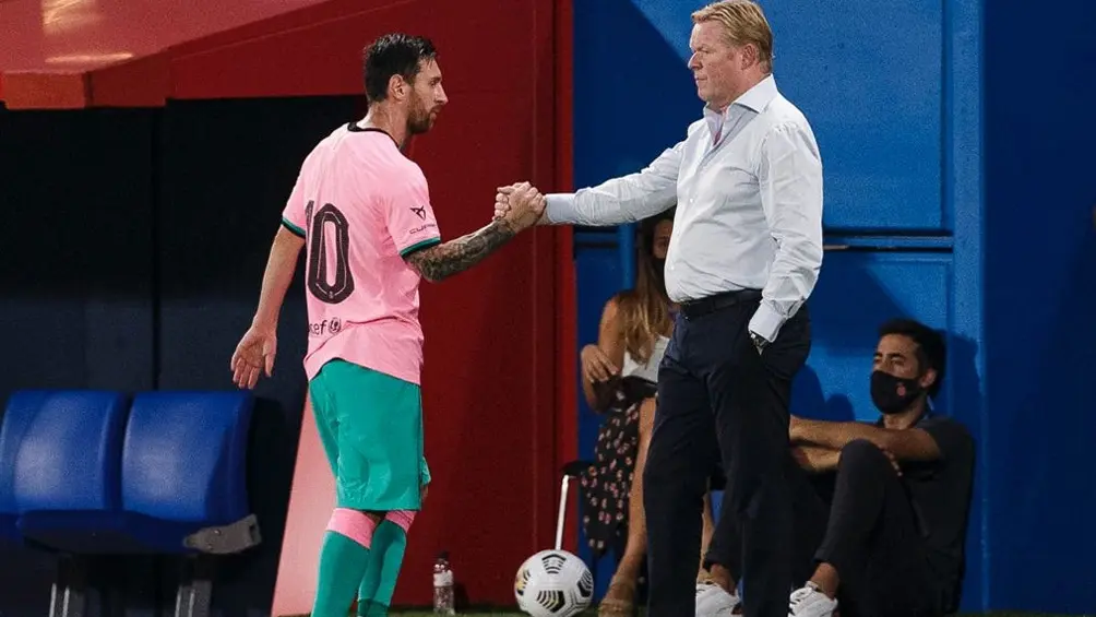 Koeman: «Leo Messi es el mejor del mundo y no es un jugador difícil de llevar»