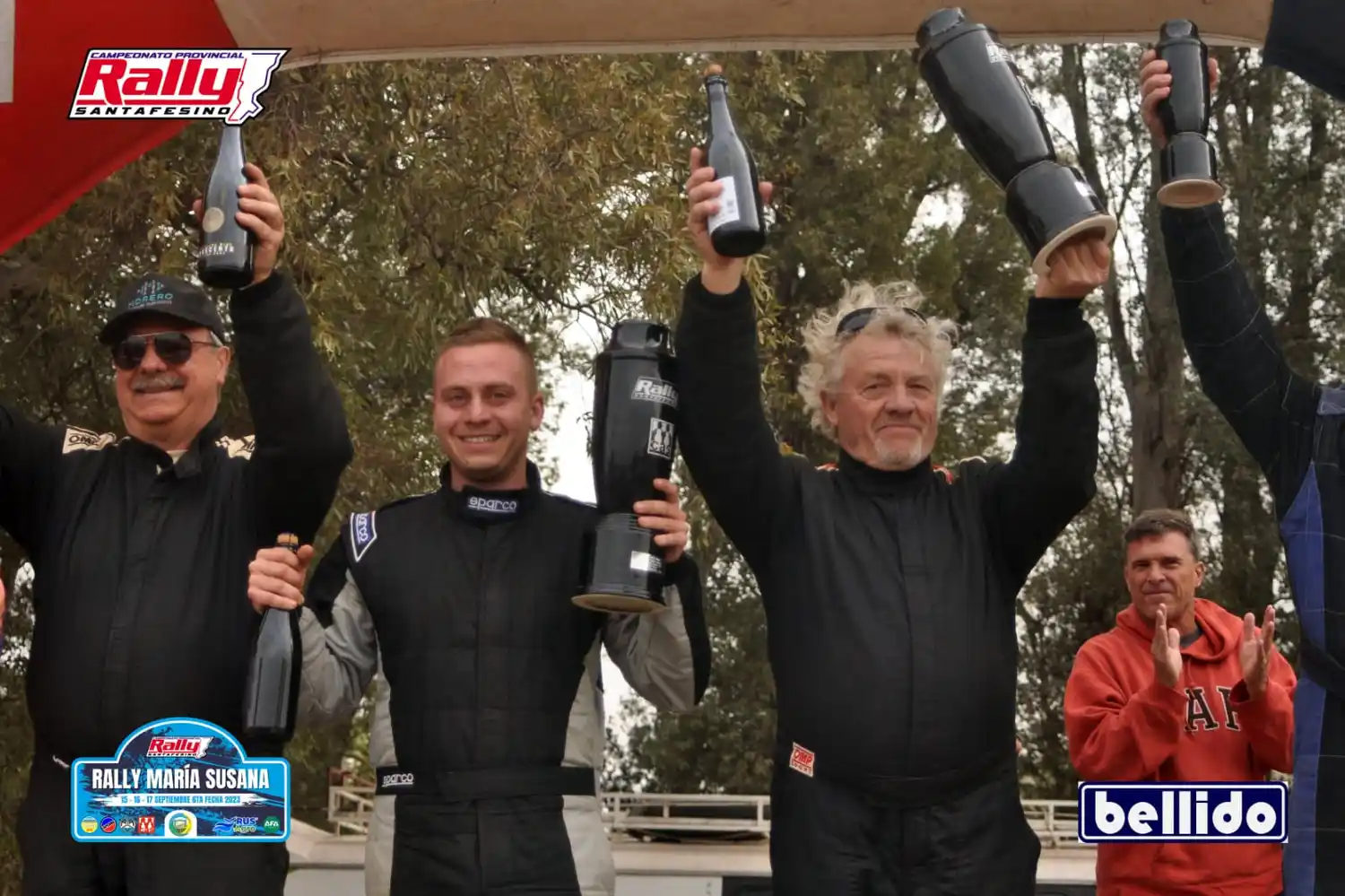 Ignacio Anselmi junto a Héctor Benedetto