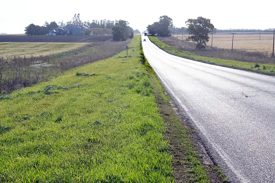 Ciclista herido tras un accidente con un camión en la ruta 227