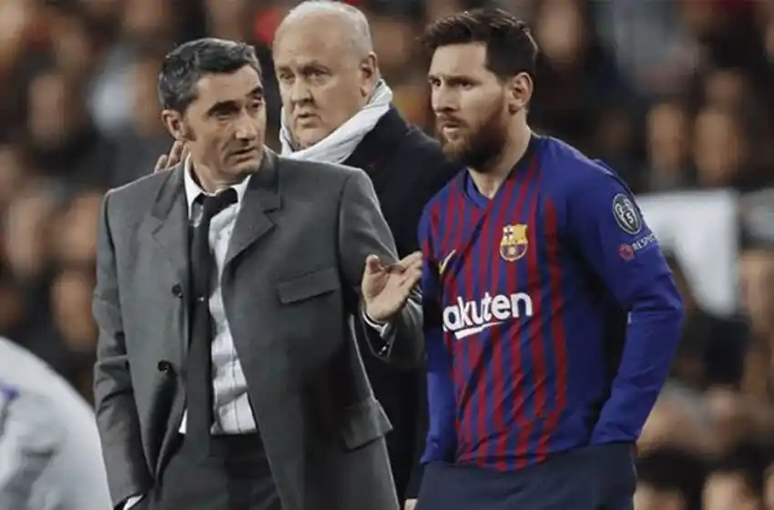 Messi despidió a Ernesto Valverde