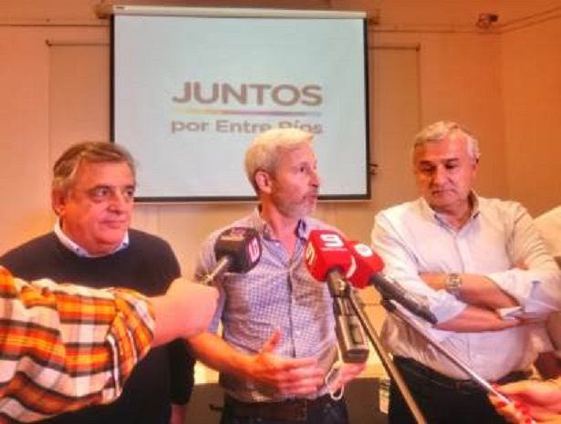 Morales y Negri estuvieron en Paraná para brindar su apoyo a los candidatos de Juntos