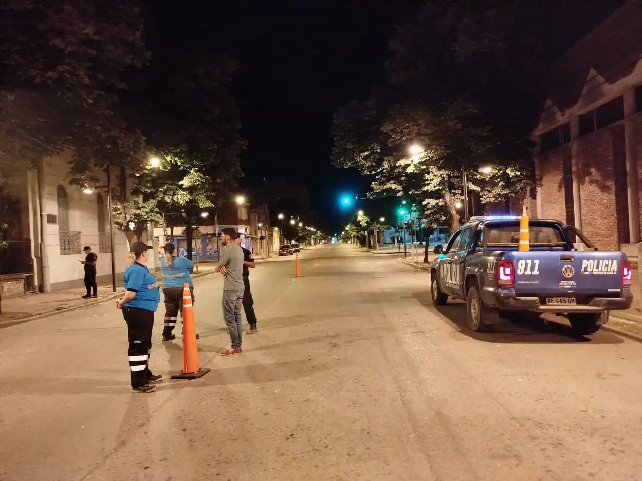 Casey y Mitre, uno de los puntos estratégicos donde se desarrollaron los controles.