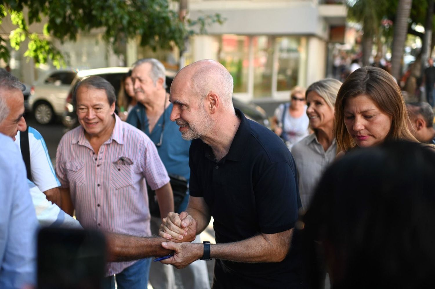 Larreta en Ramos Mejía y San Justo: "Mucha gente se acercó para decirme que están desesperados con la inseguridad"