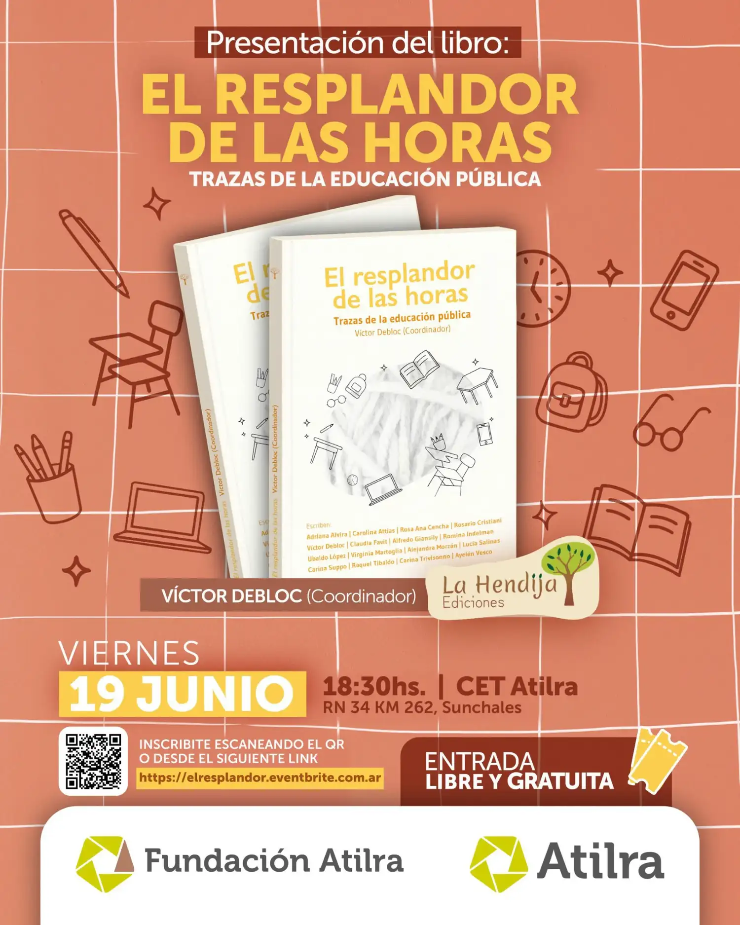 Presentan en Sunchales el libro “El resplandor de las horas”, una obra sobre la educación pública - 3