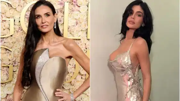 Así fue como Demi Moore le hizo el feo a Kylie Jenner (+Video)