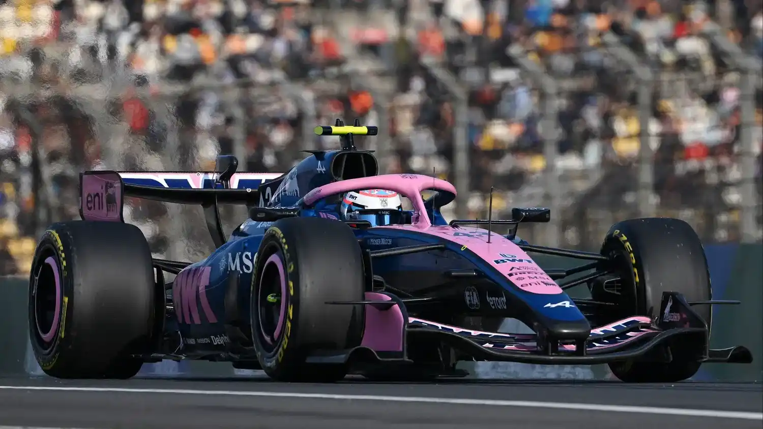 Colapinto tuvo la mejor actuación desde su llegada a Alpine.