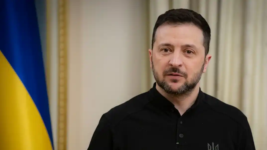 Volodimir Zelensky, presidente de Ucrania.