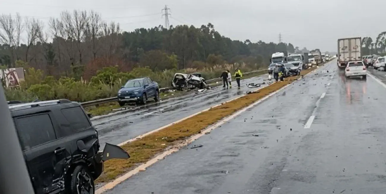 Tragedia en la Ruta Nacional 12: un impactante choque múltiple conmociona a la región