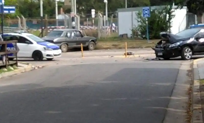 El Peugeot en el que se movían los malvivientes.