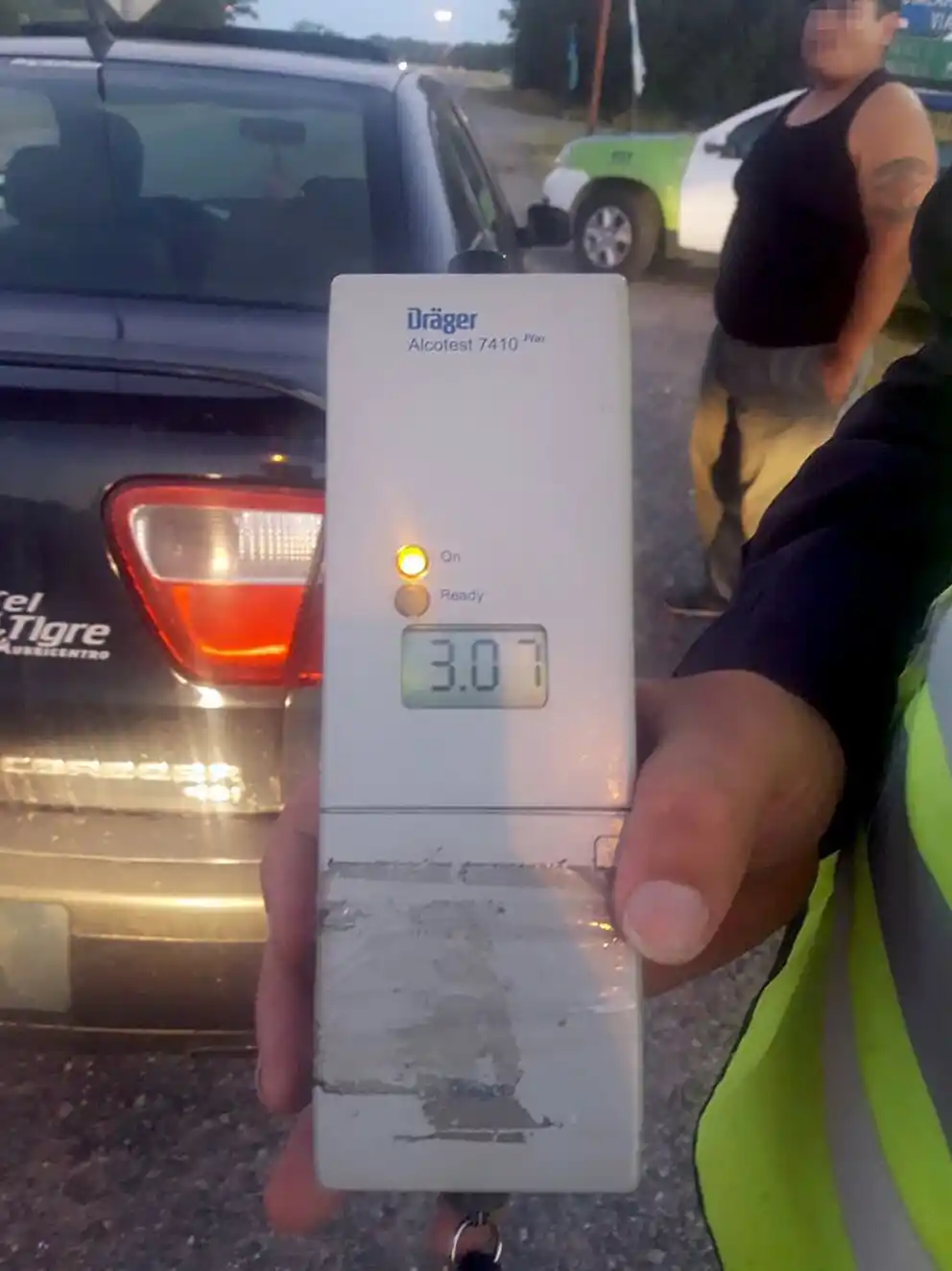 Negó haber tomado, pero tenía más de 3,0 de alcohol en sangre