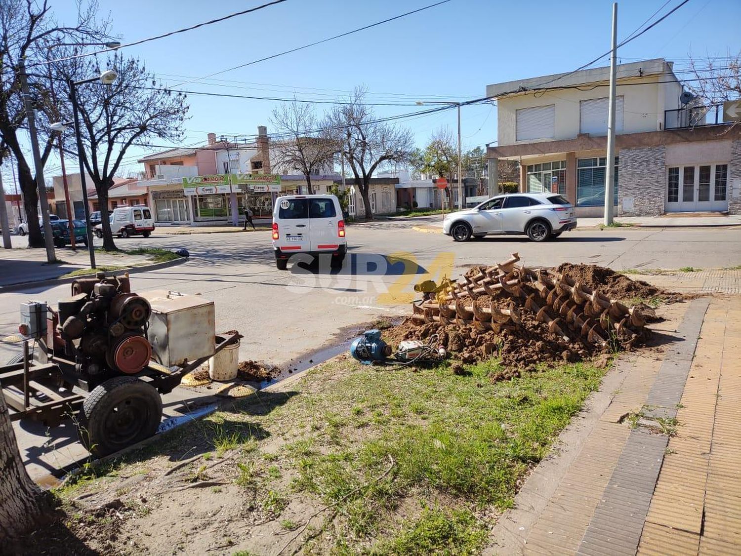 Iniciaron tuneleo para semaforizar Rivadavia y Lisandro de la Torre 