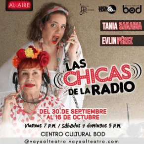 Tania Sarabia y Evlin Pérez hacen la obra. Foto Instagram