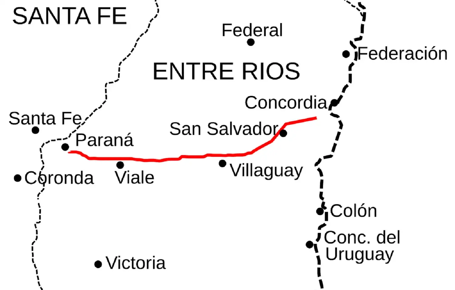 Viale, Villaguay y San Salvador tendrán peajes sobre la Ruta 18
