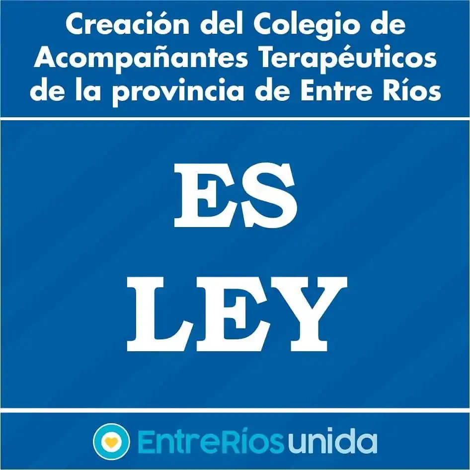 Es Ley la creación del Colegio de Acompañantes Terapéuticos