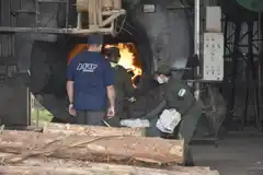 Gendarmería realizó la incineración de estupefacientes en Entre Ríos