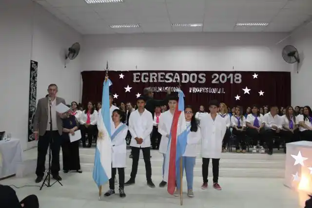 Acto de Colación de la Promoción 2018 de Formación Profesional de la Escuela Técnica Nº2