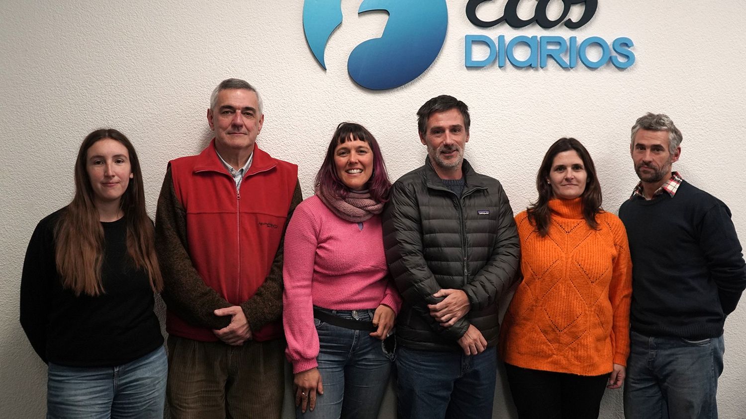 Investigadores. De izquierda a derecho Victoria Fernández, Gustavo Chiaramonte, Ornela Barone, Luciano Valenzuela, Josefina Motti y Mariano Colombo