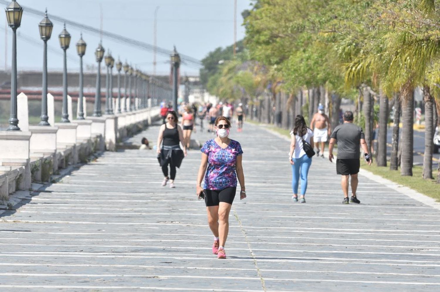 Sábado agradable en la ciudad de Santa Fe