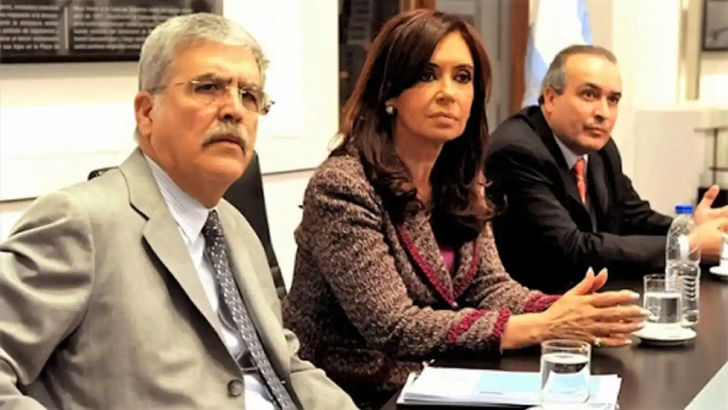 Cristina, De Vido y José López, involucrados en la causa. Foto: Télam