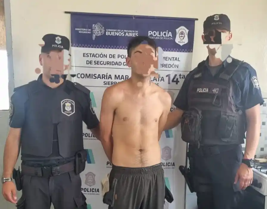 El sujeto se peleó con su hermano y luego intentó escapar de la Policía.