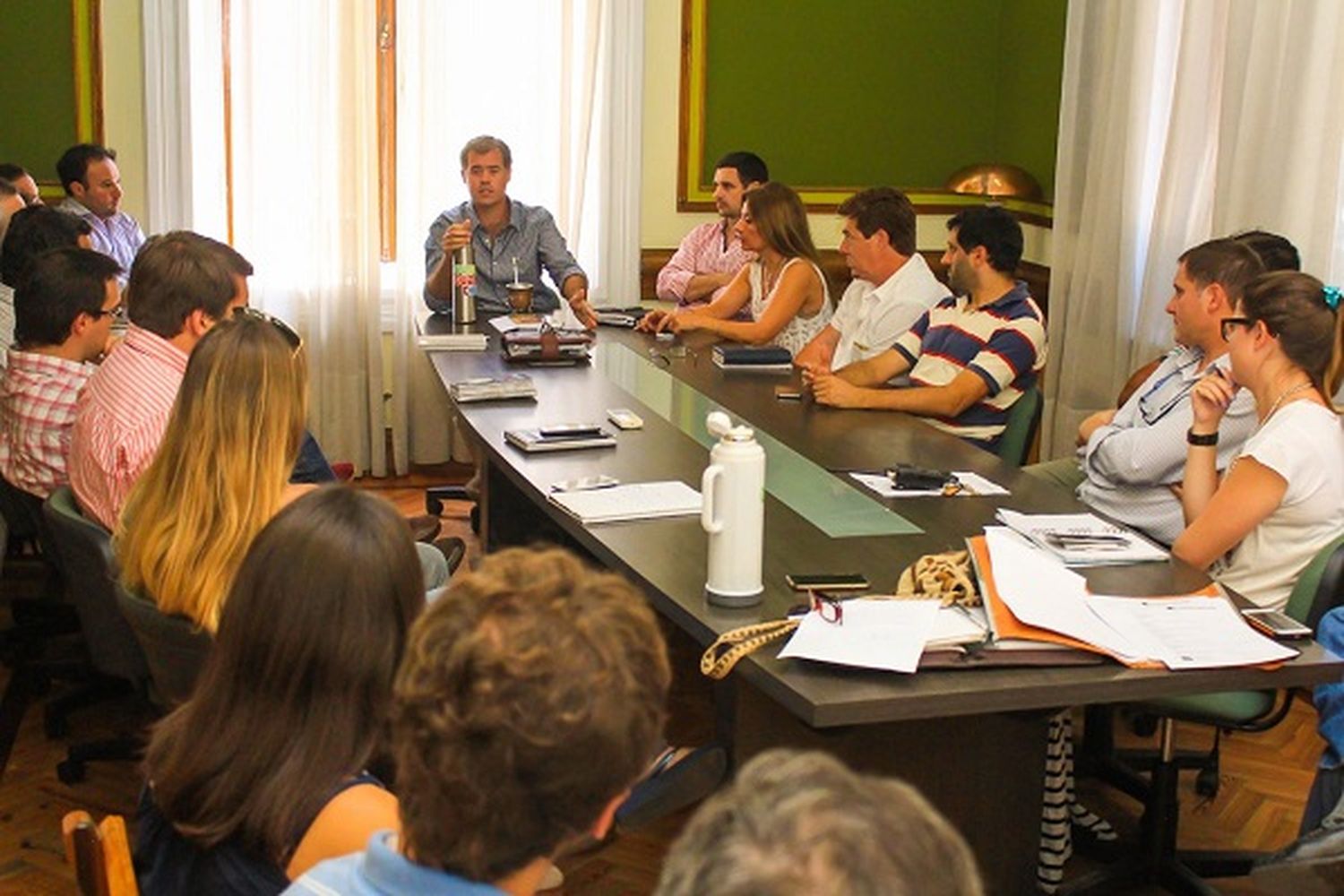 El gabinete municipal repasó los frentes de obra