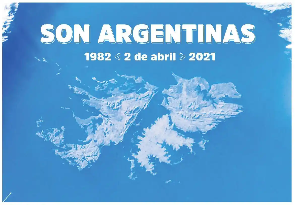 Conmemoración por el 2 de abril: Entregan pósters a domicilio