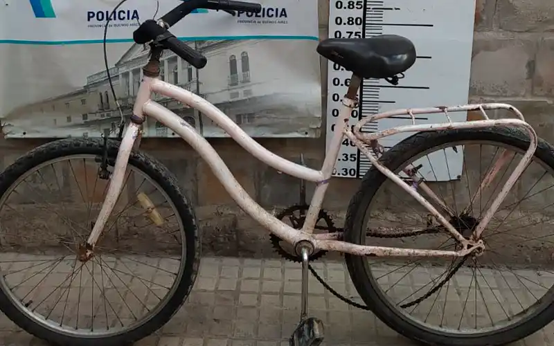 Bici encontrada en la vía pública