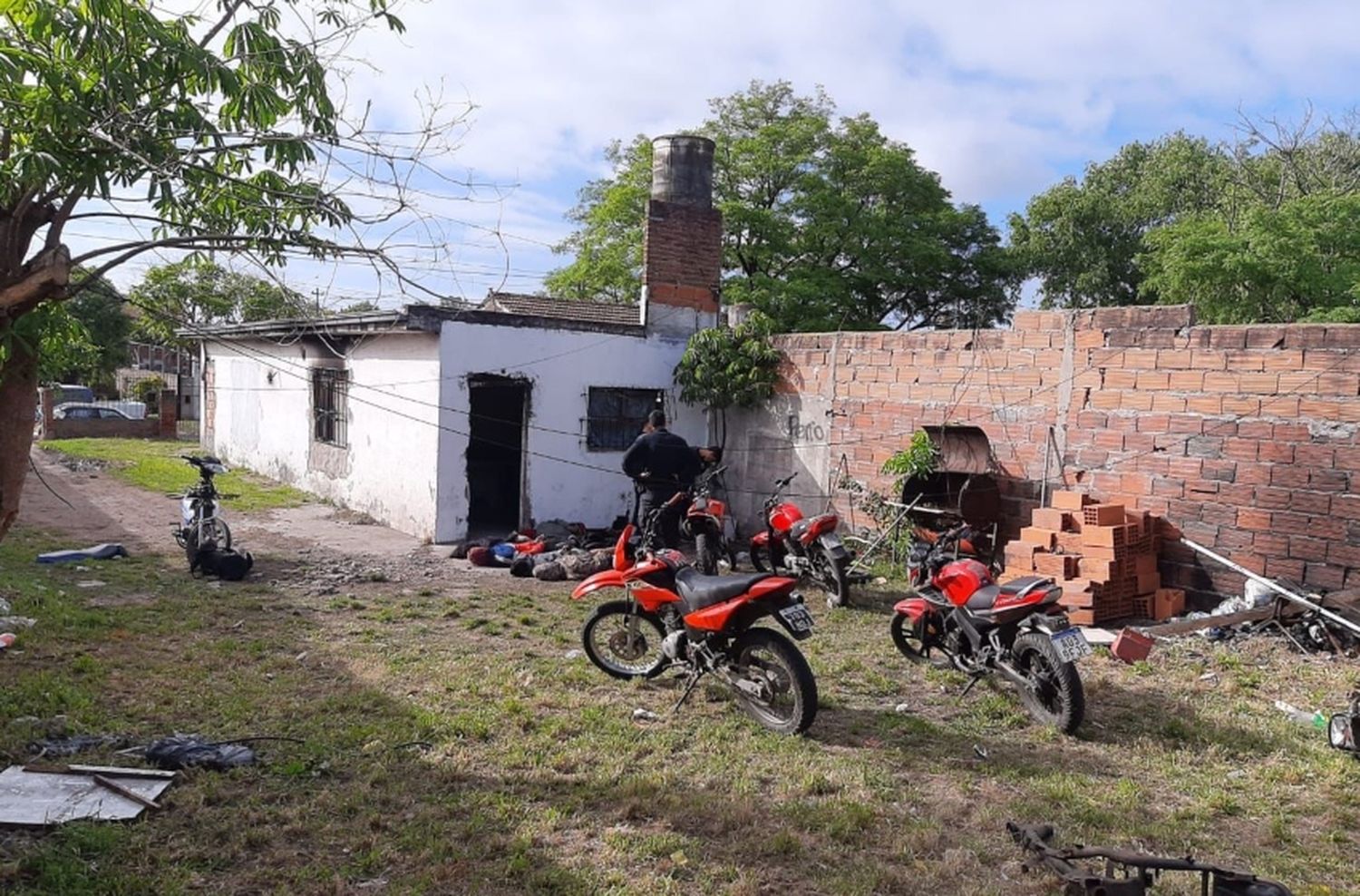 Después de un tiroteo, desbaratan una banda que tenía su aguantadero en Cerrito Sur