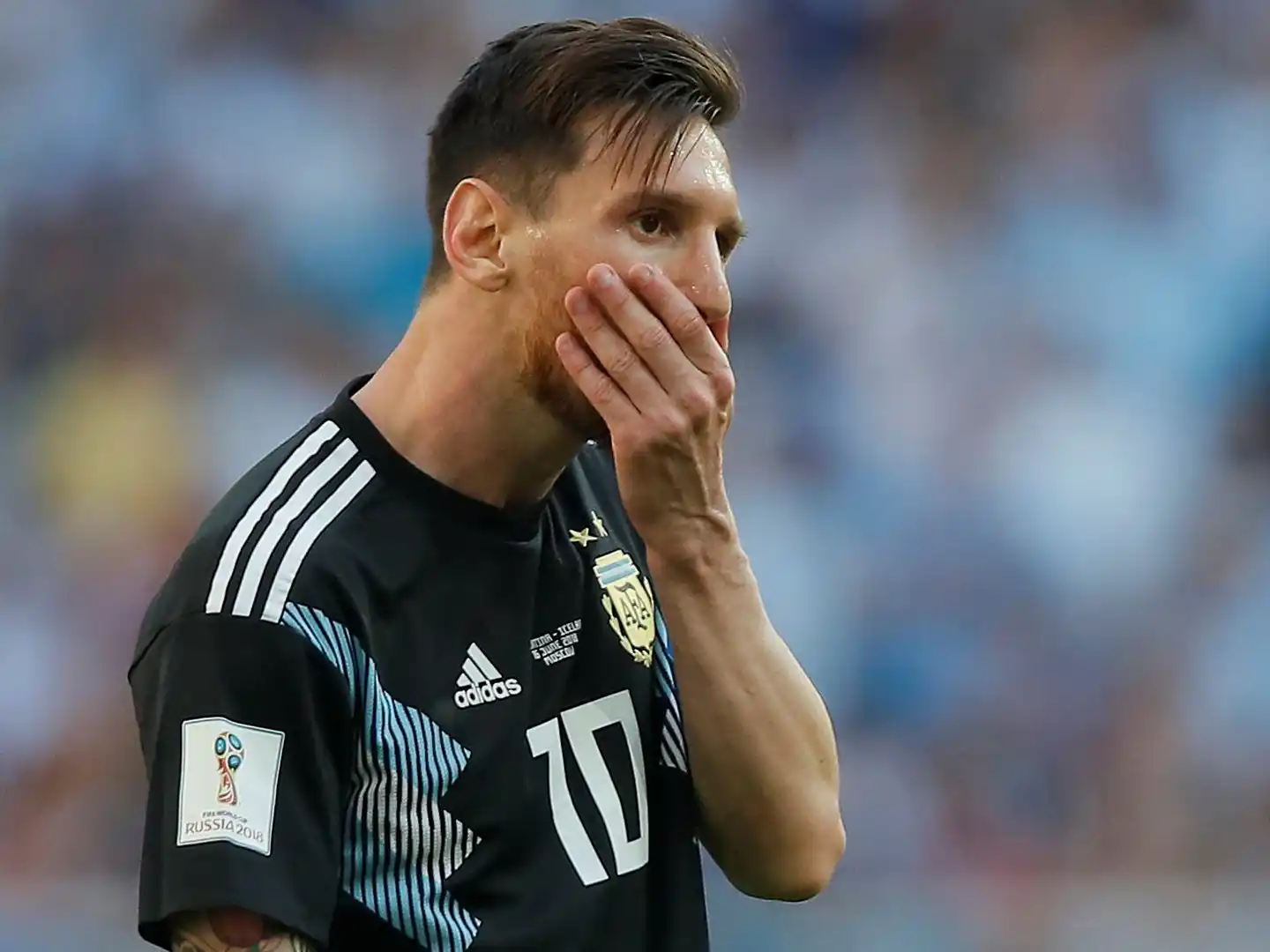 messi vs. islandia