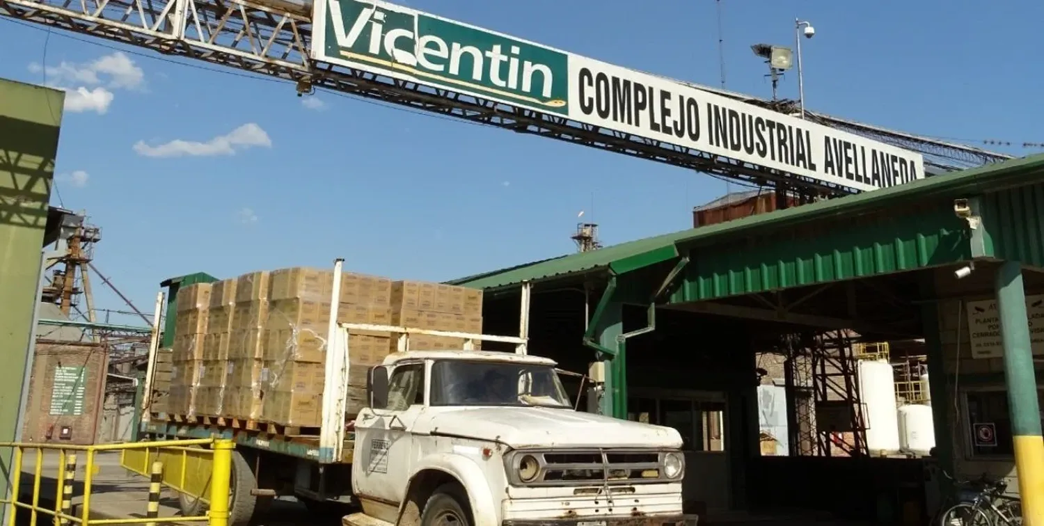 Planta de Vicentin en Avellaneda.