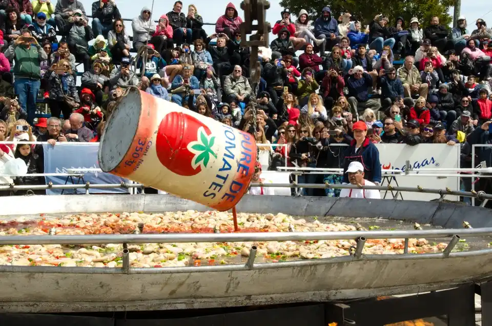 La gran paella de Villa Gesell