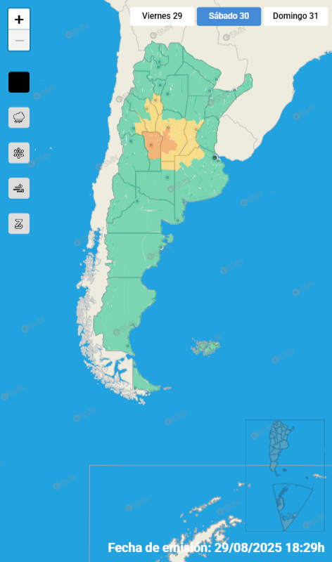 alerta amarillo