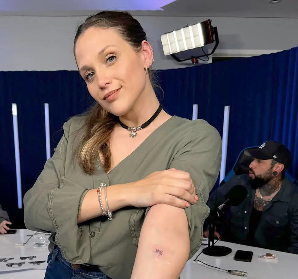 Barbie Vélez. Y su nuevo tatuaje