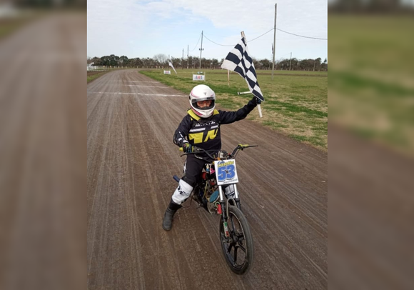 Motociclismo: Ciro Cabaña ganó en Marcos Paz