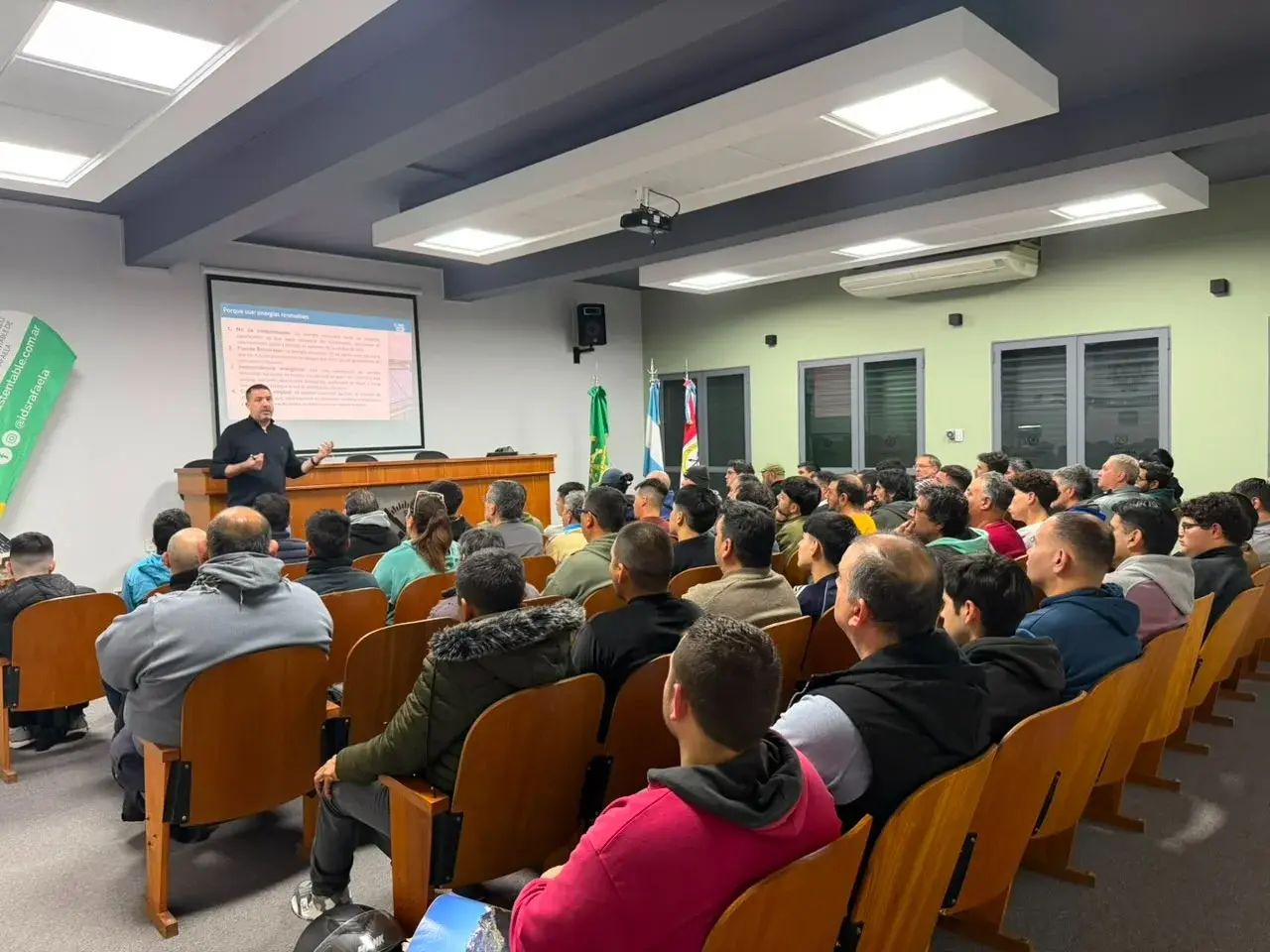Empleo Verde Recargado comenzó con más de 70 rafaelinos capacitándose en energías renovables