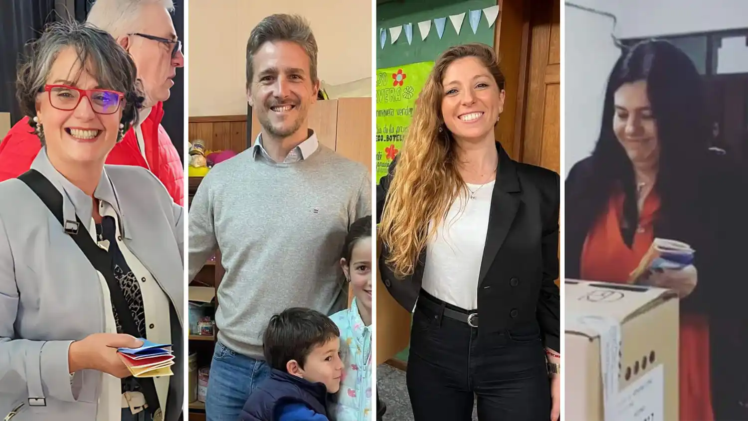 Diputados electos. Rosana Bellatti, Sofía Galnares, María Fernanda Catellani y Leo Calaianov.