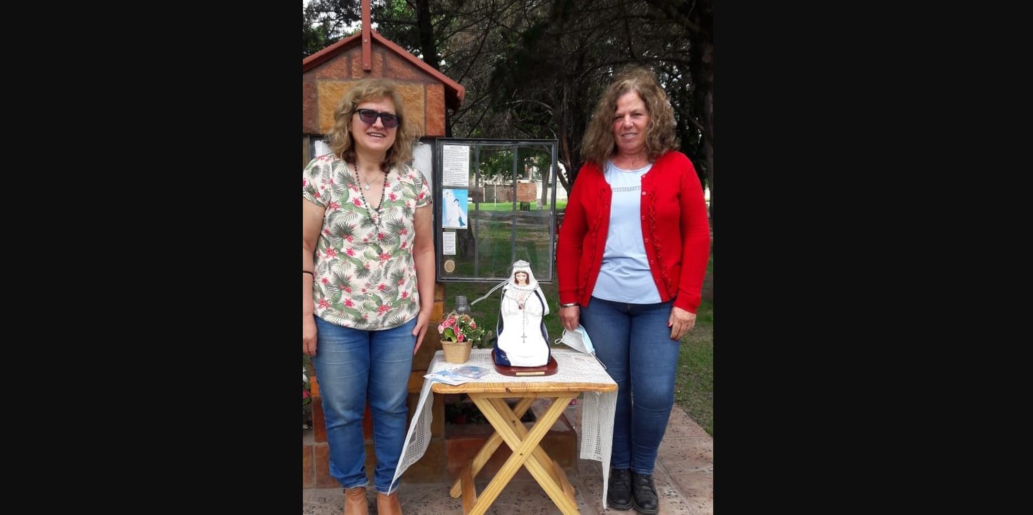 Plaza Perón: se emplazó una Ermita de la Virgen  de Salta