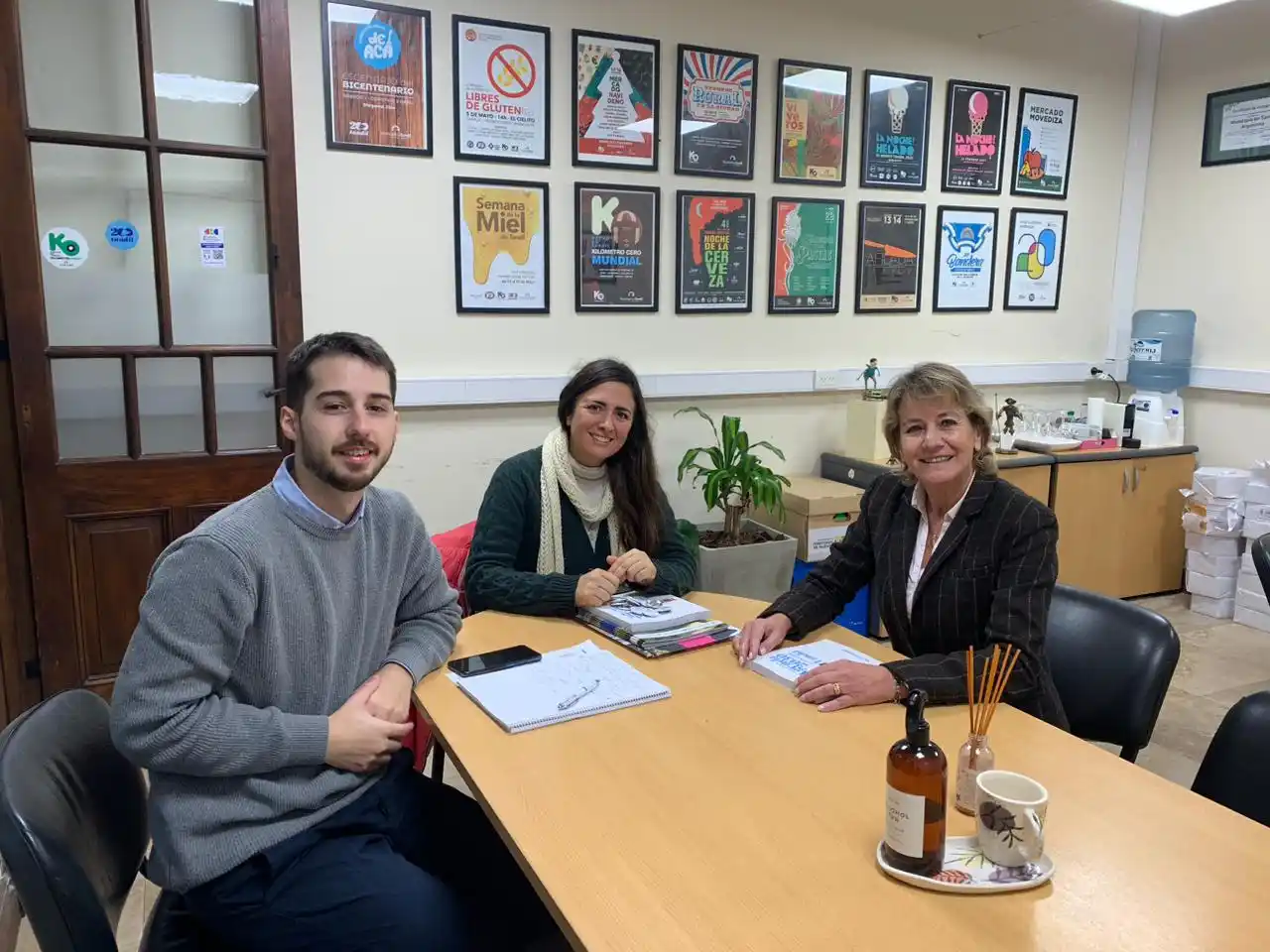 Agustina Miqueo se reunió con Petrantonio antes del viaje a Colombia.