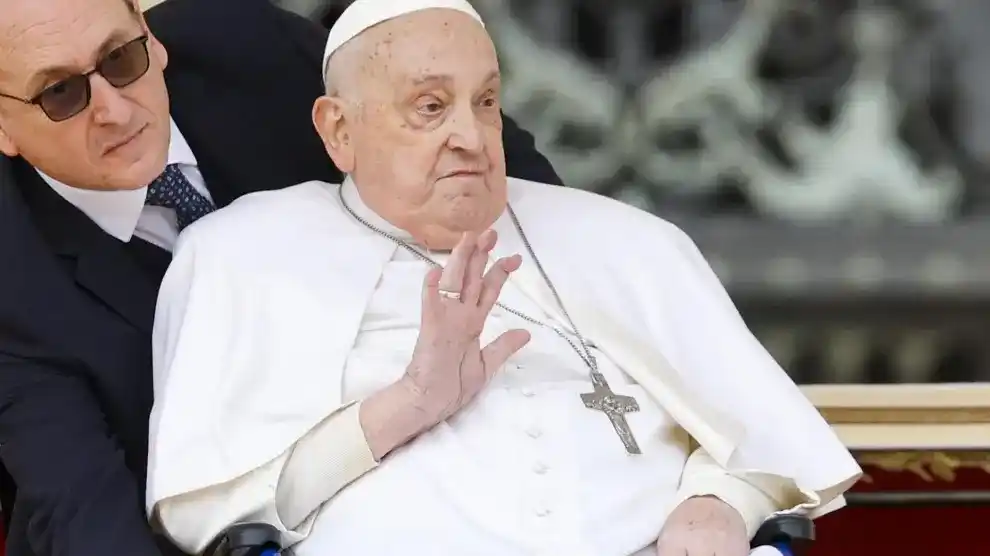 Francisco reapareció en el Domingo de Ramos y pidió por los más necesitados