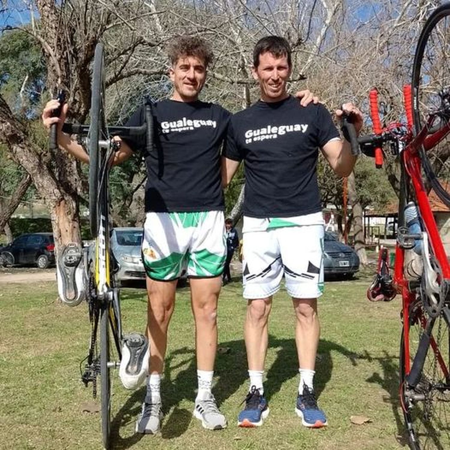 José Luis Lazo y Pablo Denoni tuvieron una destacada actuación en el duatlón de La Paz.